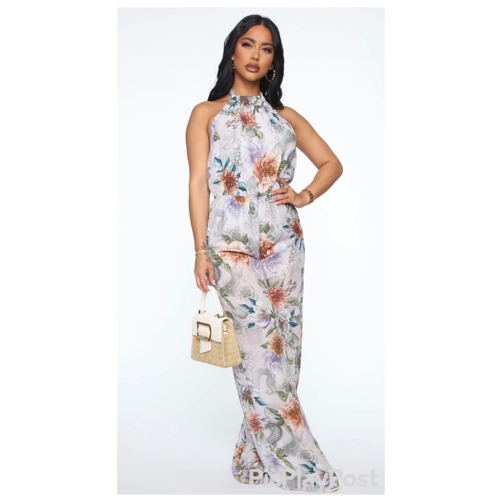 See Myself Floral Jumpsuit